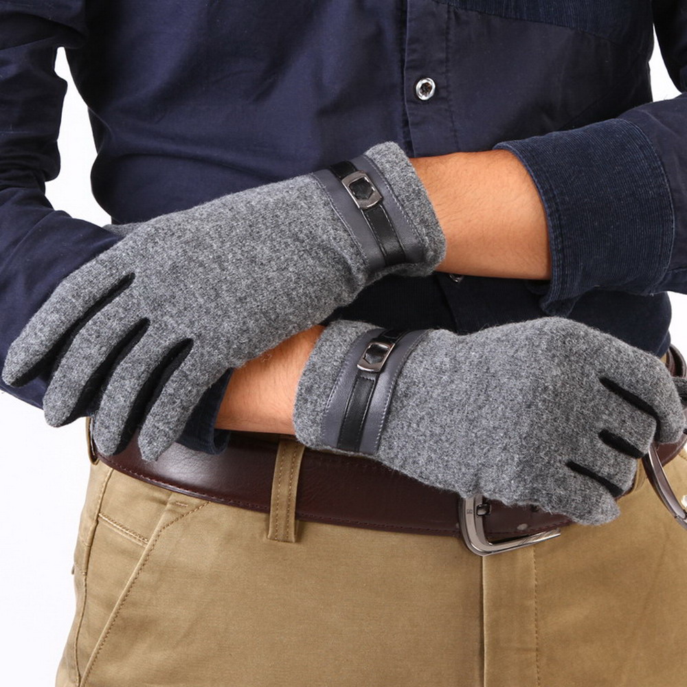 mens thin wool gloves